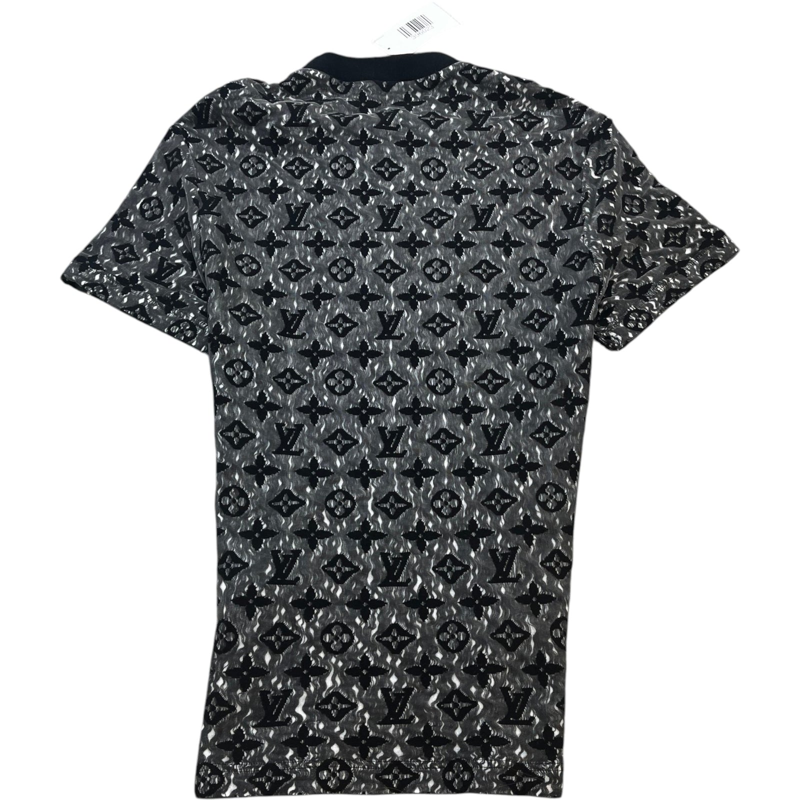 Men's Monogram Mesh T-Shirt Charcoal Size S - Photo 2