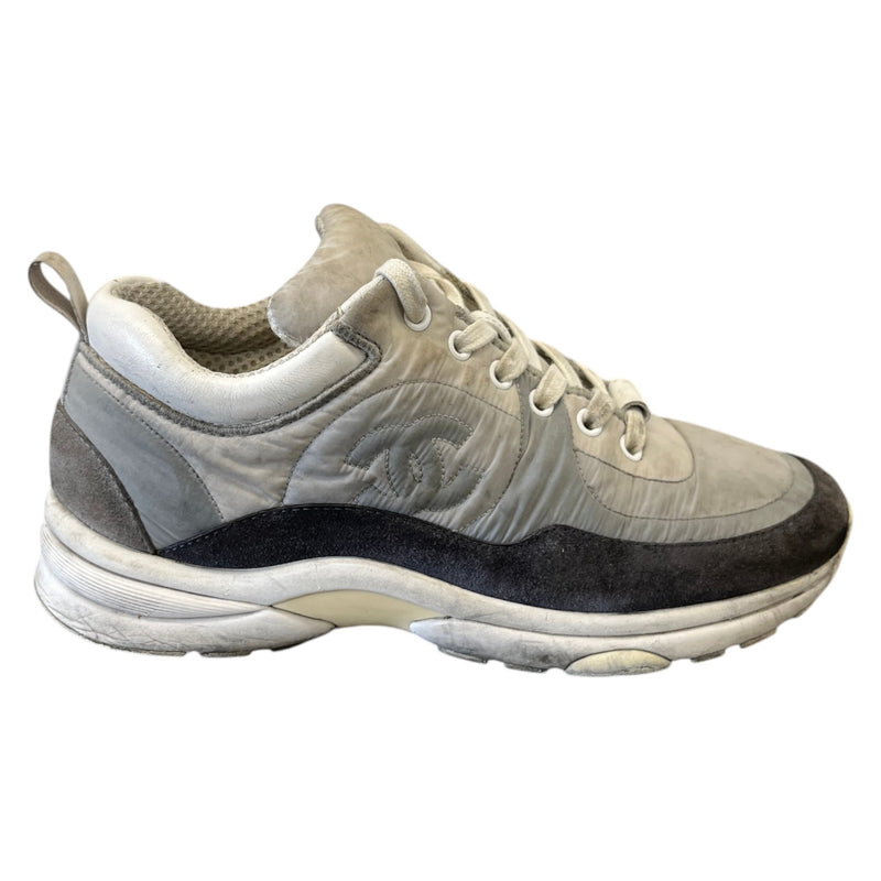 Women's CC Logo Low Trainers Grey Size UK 4 / EU 37