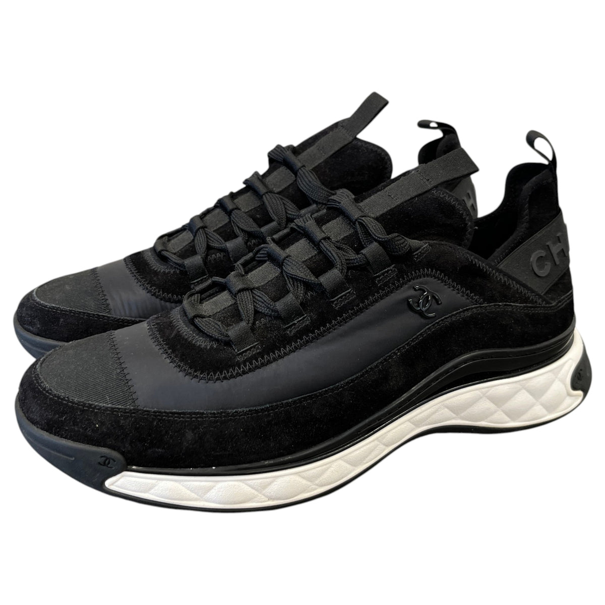 Men's CC Runner Low Trainers Black Size UK 11 / EU 45 - Photo 9