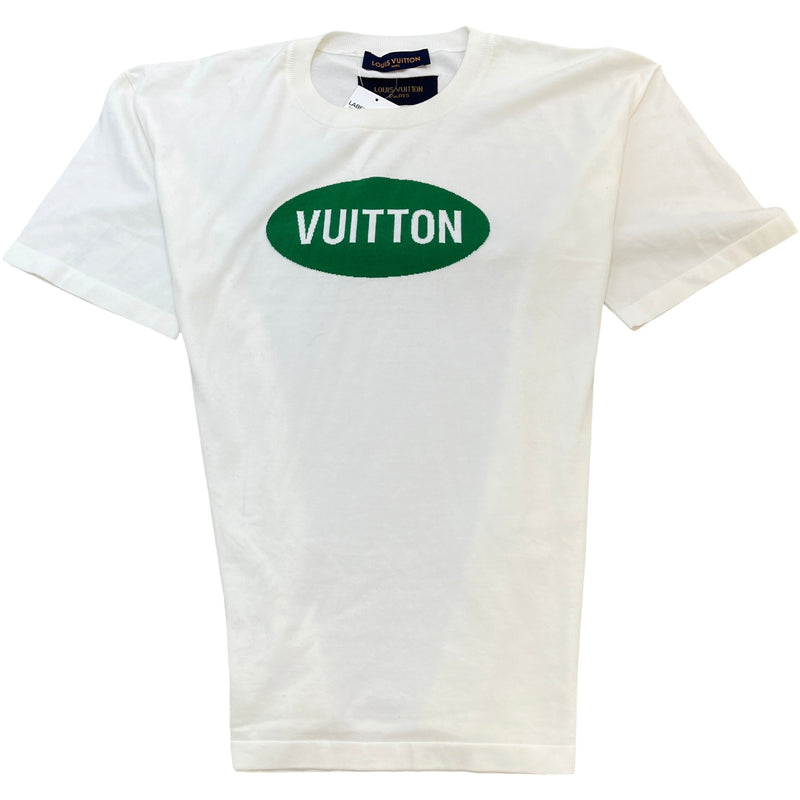 Men's Logo Print T-Shirt White Size XL