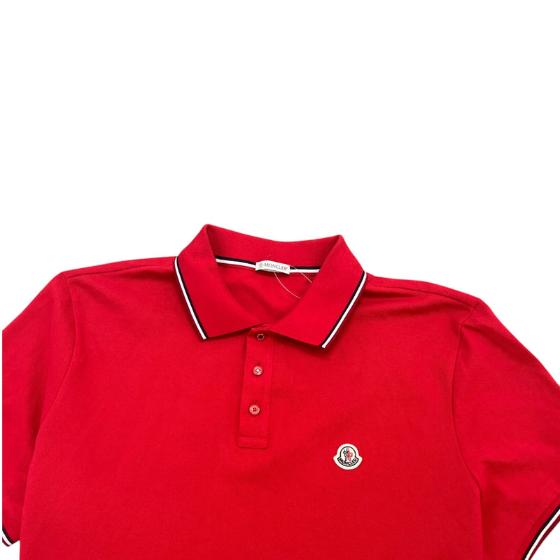 Men's Maglia Polo Shirt Red Size 3XL