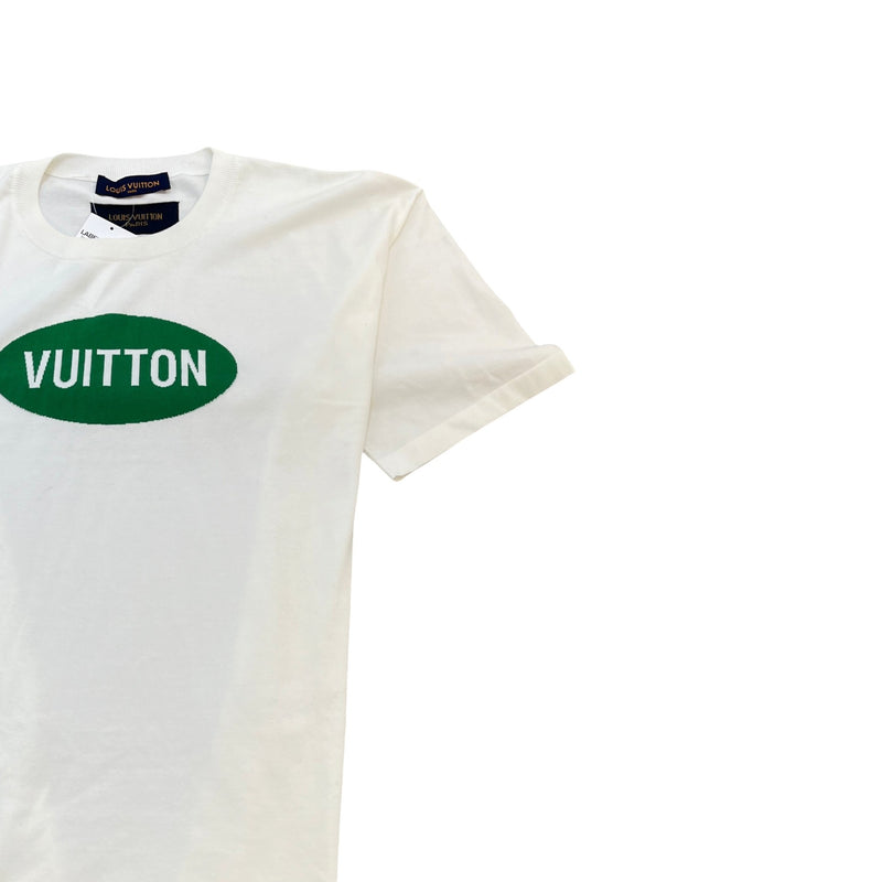 Men's Logo Print T-Shirt White Size XL