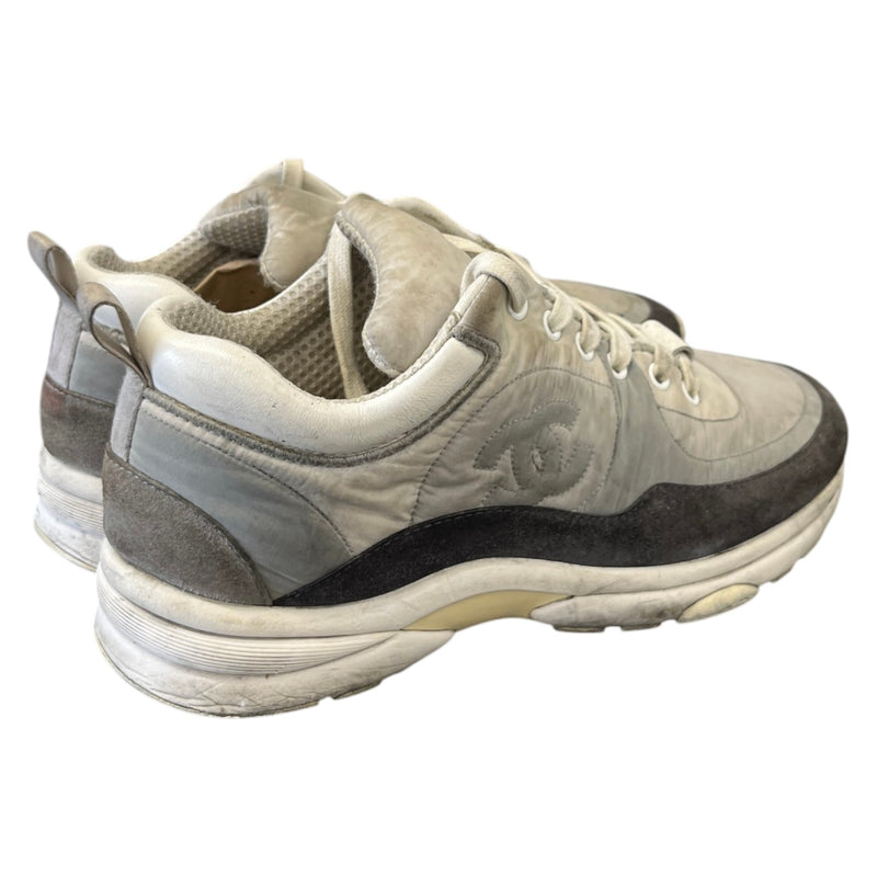 Women's CC Logo Low Trainers Grey Size UK 4 / EU 37