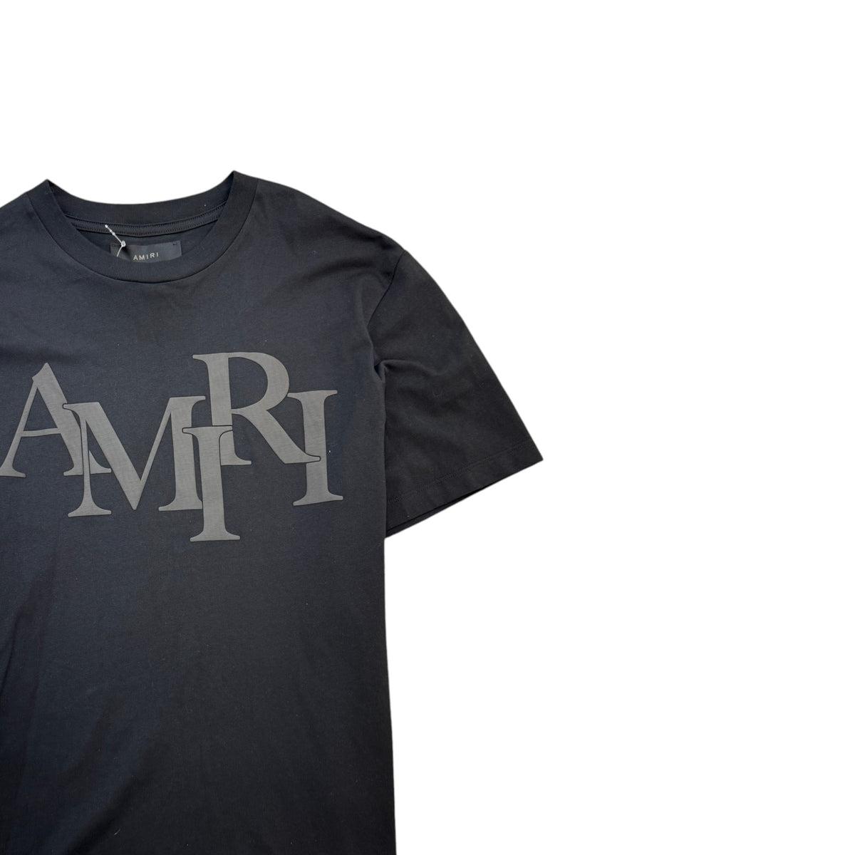 Men's Logo Print T-Shirt Black Size M - Photo 3