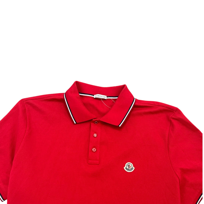 Men's Maglia Polo Shirt Red Size 3XL