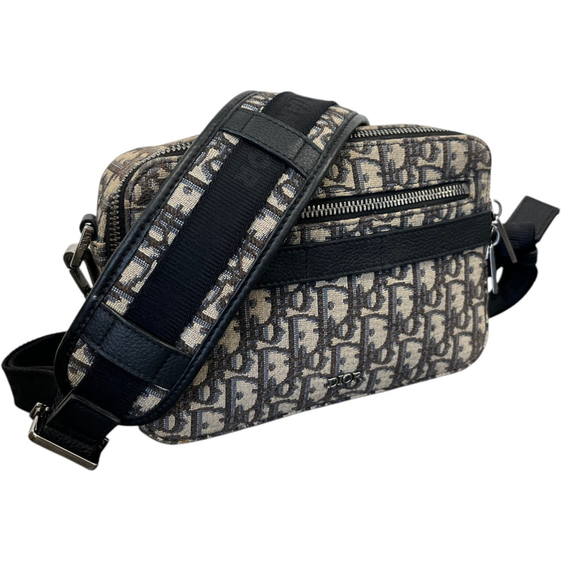 Men's Safari Oblique Messenger Bag Navy
