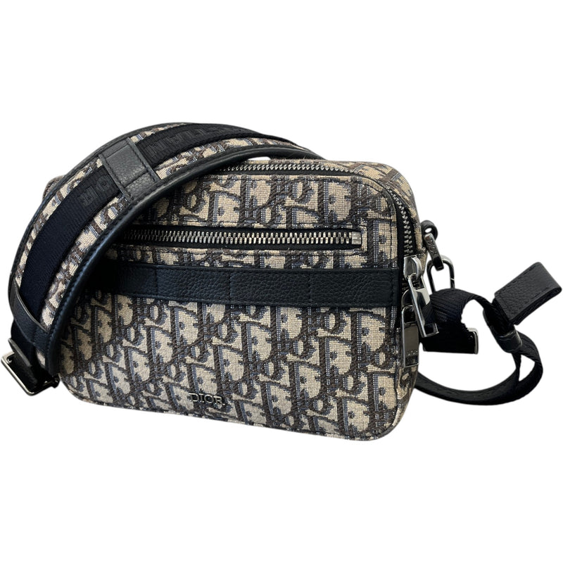 Men's Safari Oblique Messenger Bag Navy