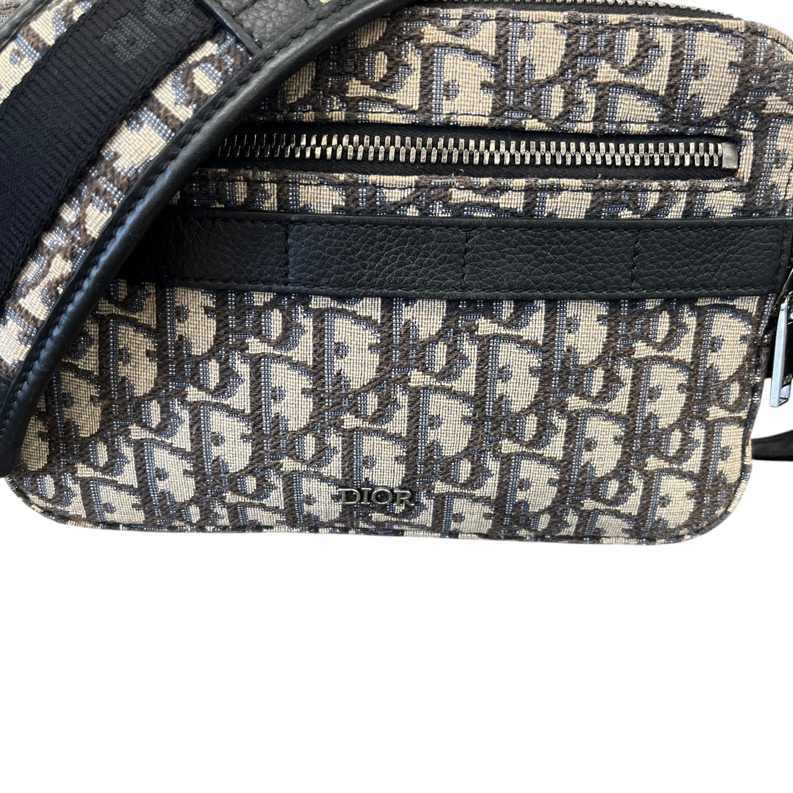 Men's Safari Oblique Messenger Bag Navy - Photo 10
