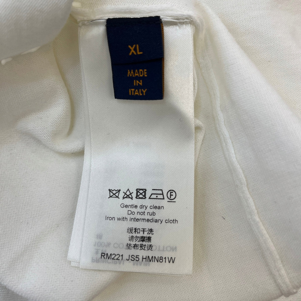 Men's Logo Print T-Shirt White Size XL - Photo 6