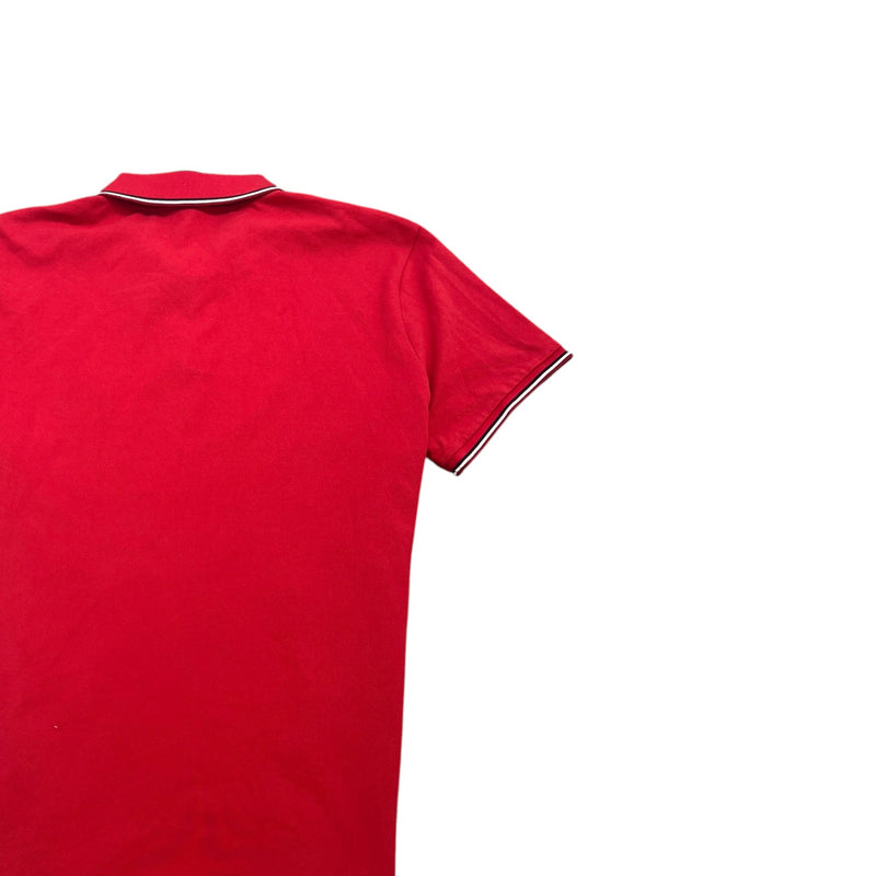 Men's Maglia Polo Shirt Red Size 3XL