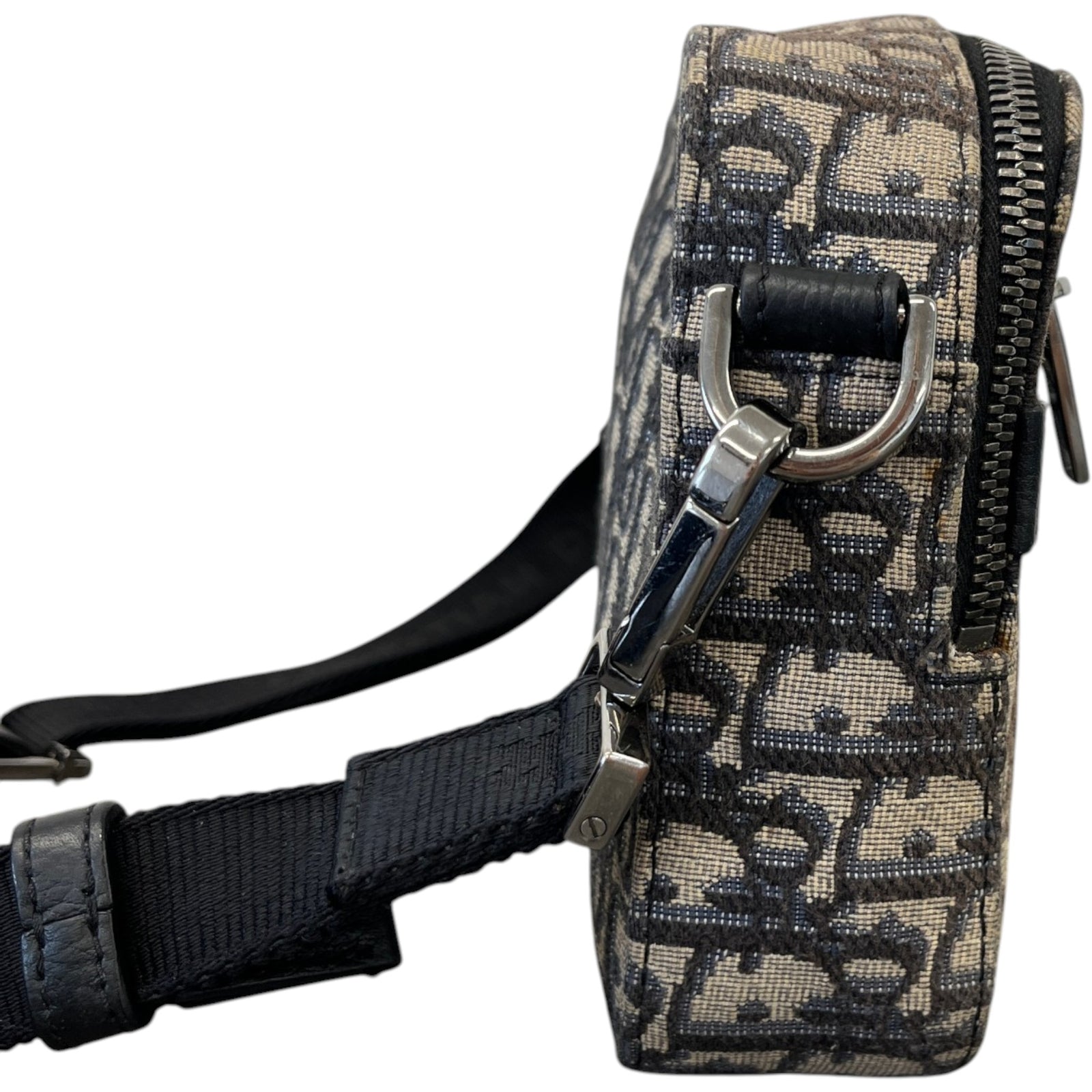Men's Safari Oblique Messenger Bag Navy - Photo 6