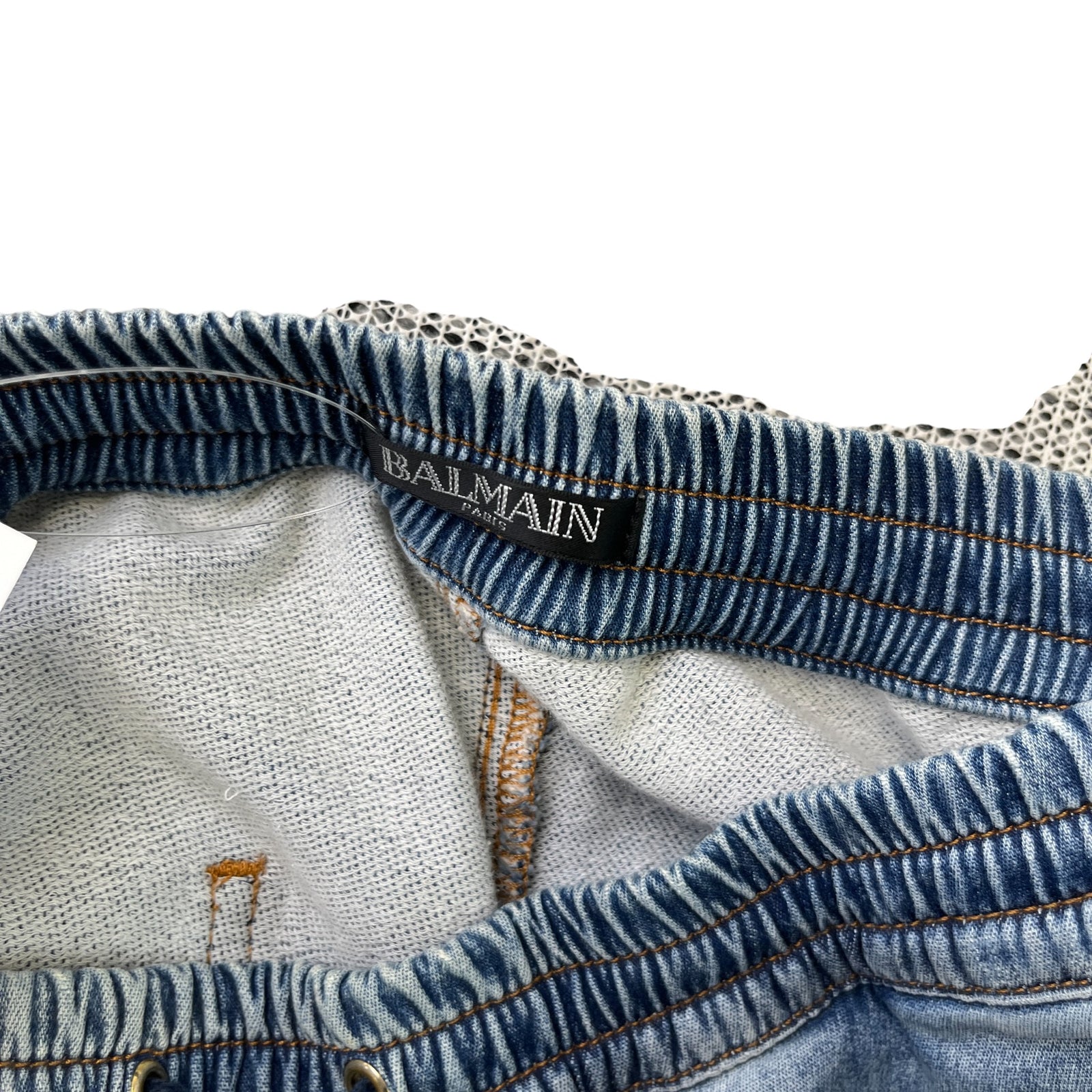 Men's Biker Joggers Blue Size S - Photo 6