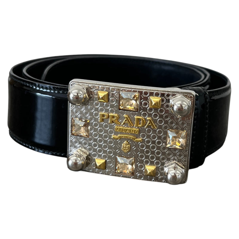 Women's FW07 Jewel Studded Belt Black Size W38
