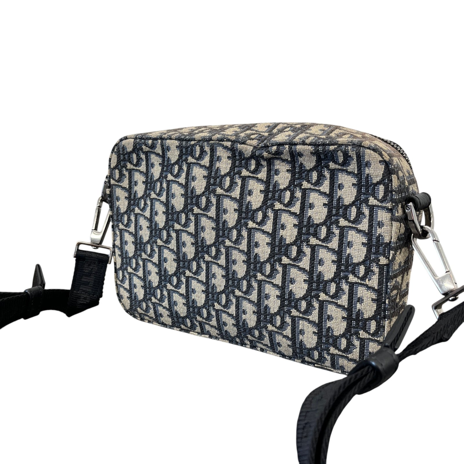 Men's Safari Oblique Messenger Bag Navy - Photo 9