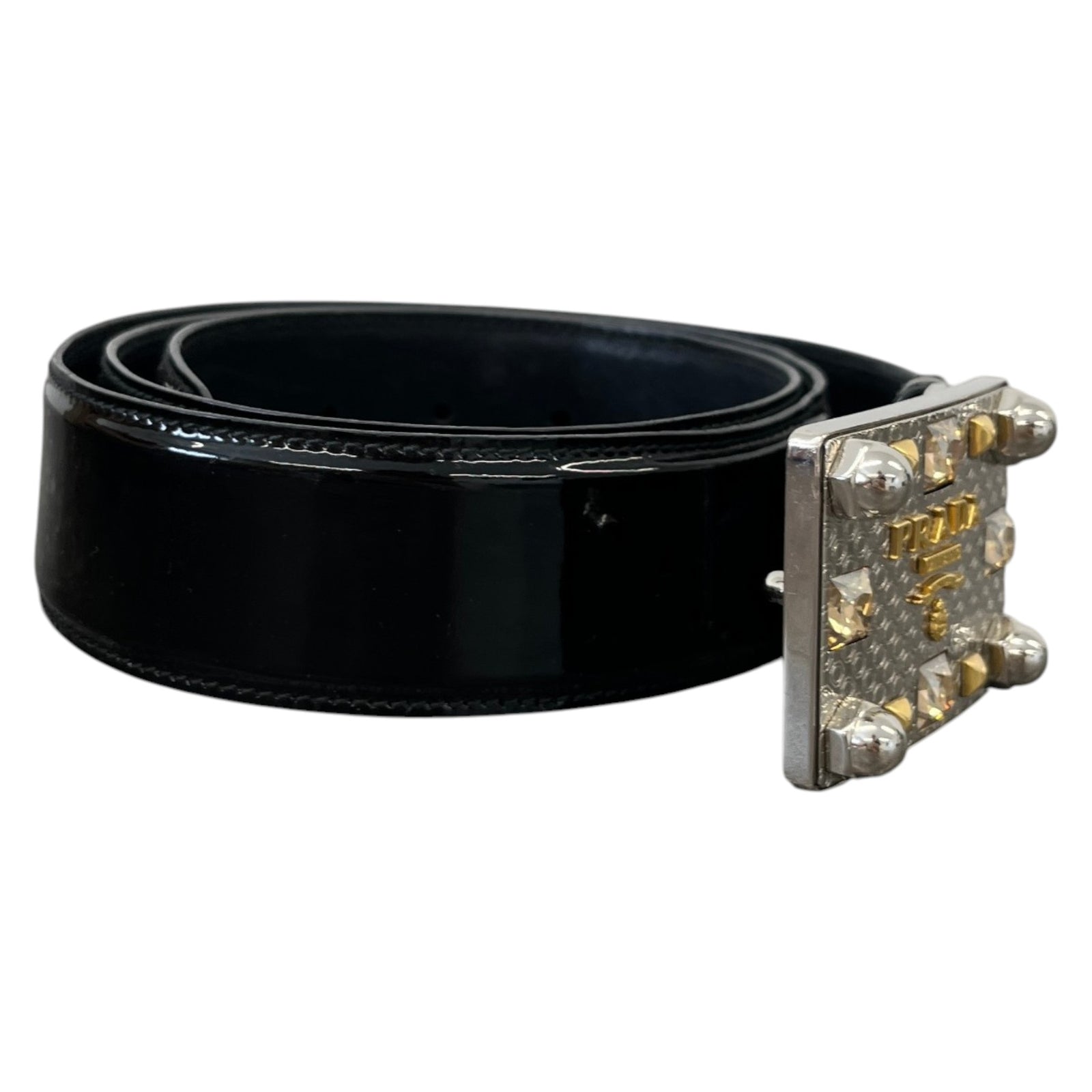 Women's FW07 Jewel Studded Belt Black Size W38 - Photo 3