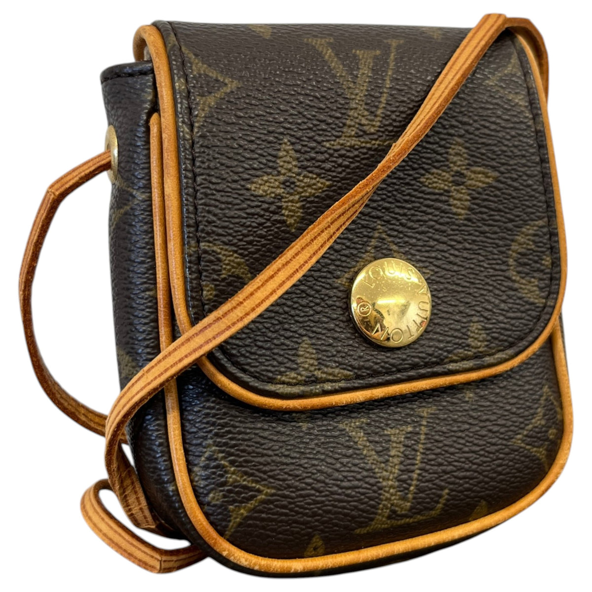 Women's Monogram Pochette Cancun Crossbody Bag Brown - Photo 4