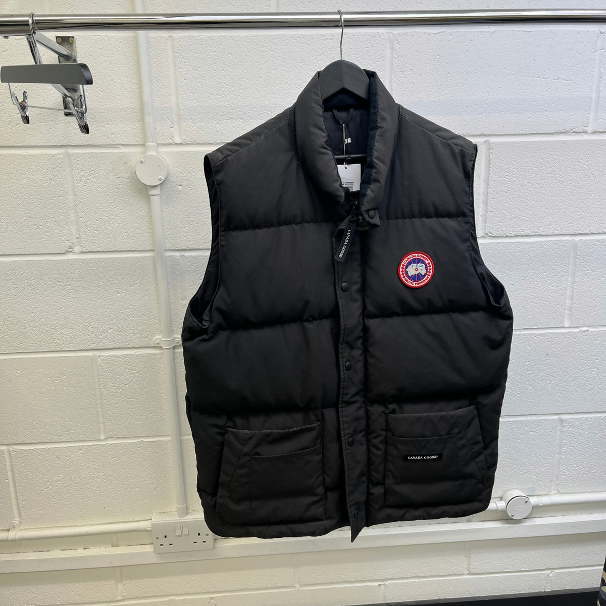 Men's Freestyle Gilet Black Size XL - Photo 8