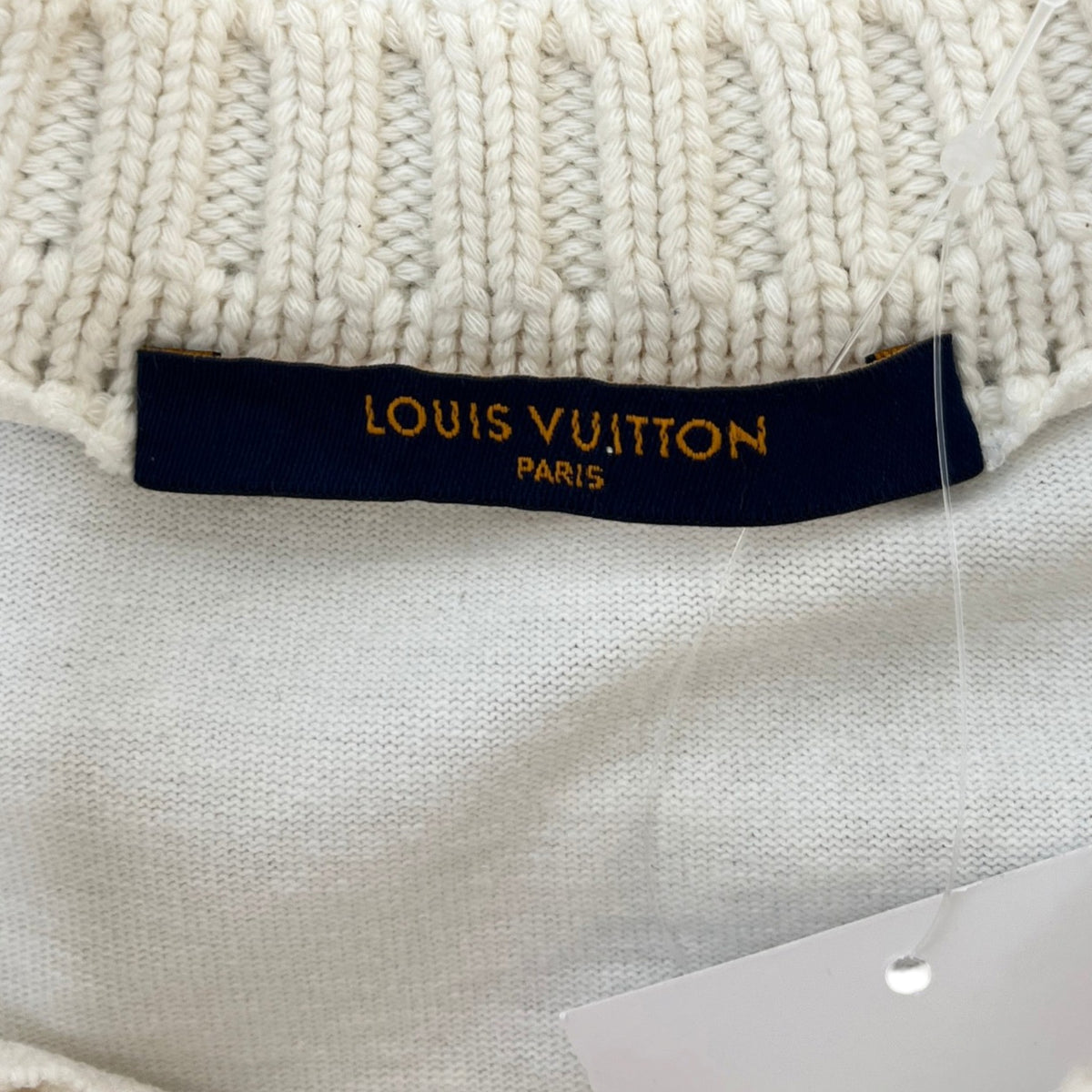 Men's Embroidered Logo T-Shirt White Size XL - Photo 6