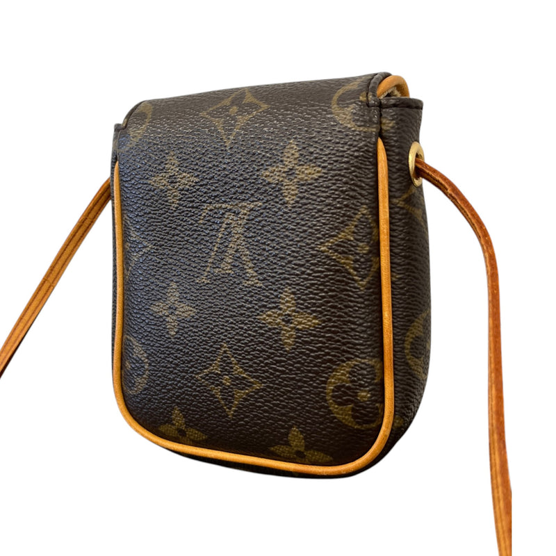 Women's Monogram Pochette Cancun Crossbody Bag Brown