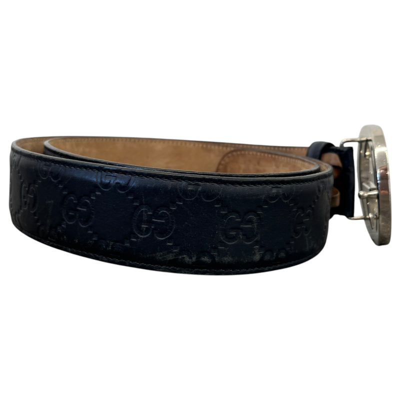 Men's Interlocking G Belt Black Size 32"