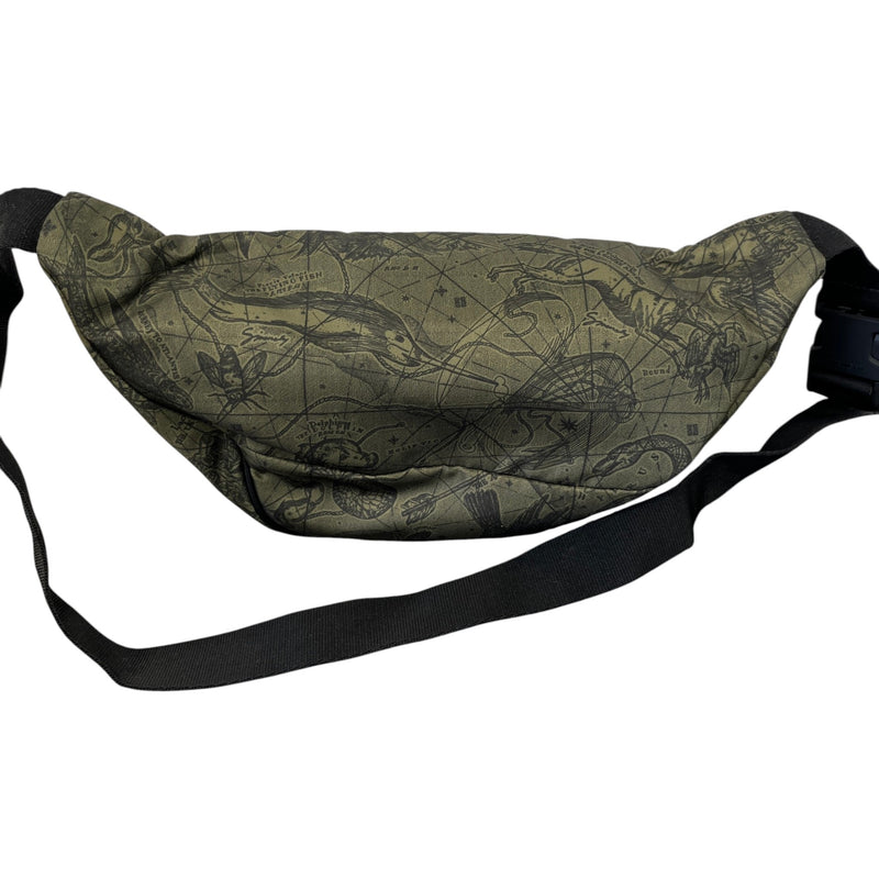 Men's Logo Print Belt Bag Green