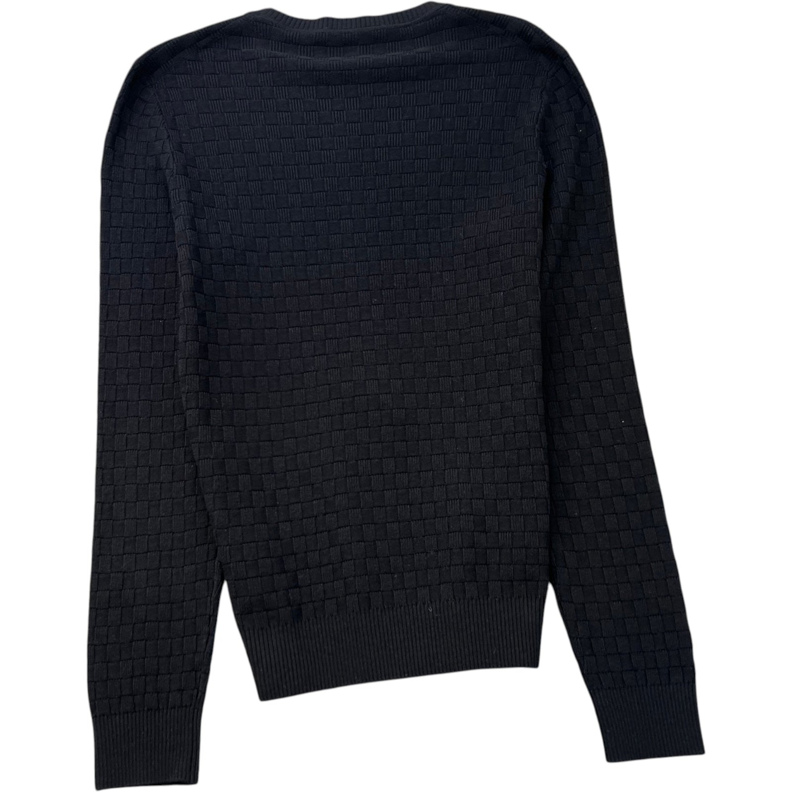 Men's Damier Signature Crewneck Jumper Black Size S - Photo 2
