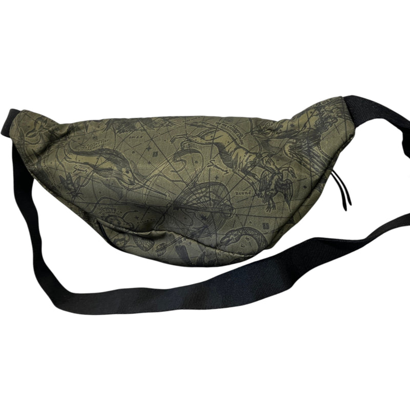 Men's Logo Print Belt Bag Green
