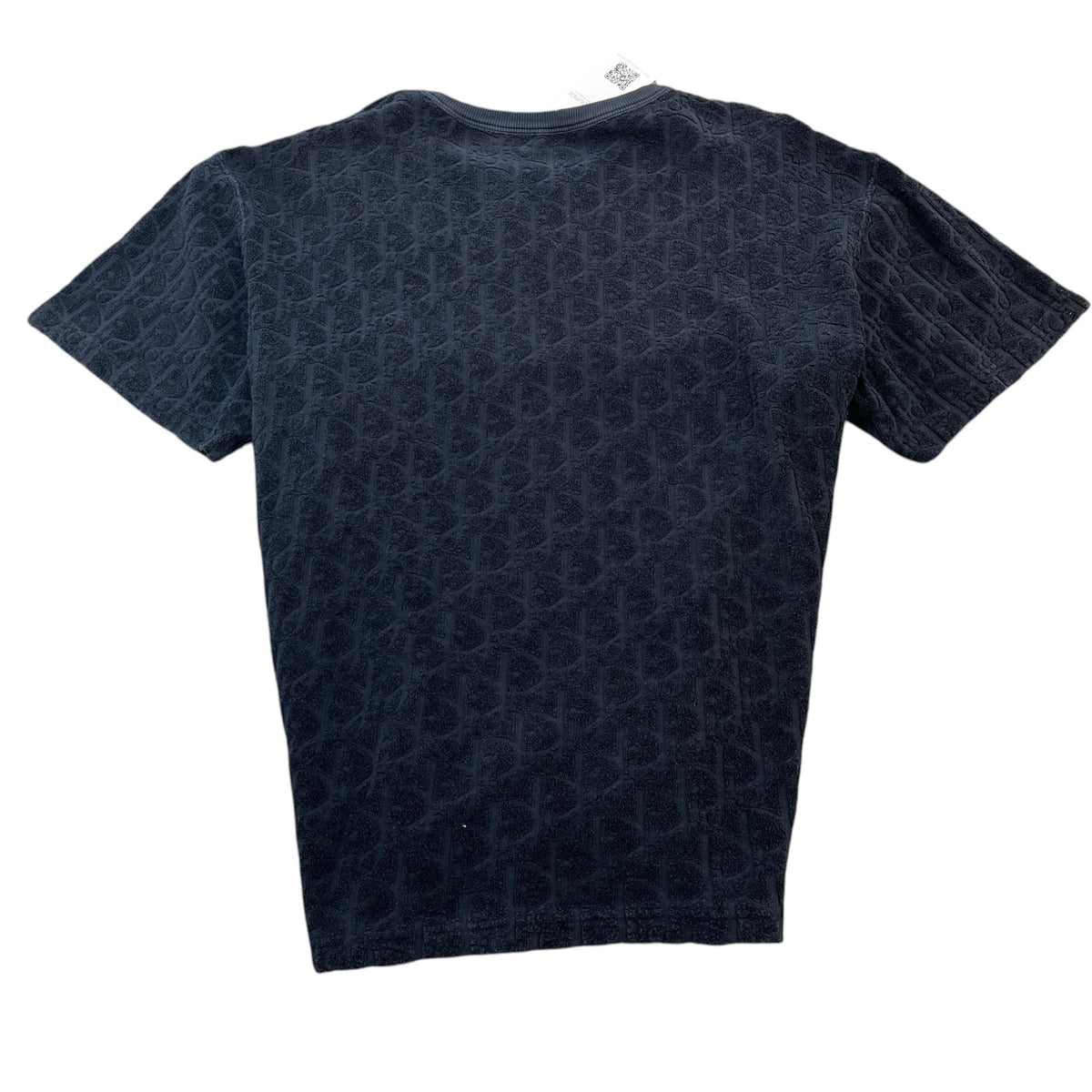 Men's Oblique Towelling T-Shirt Navy Size XXL - Photo 2