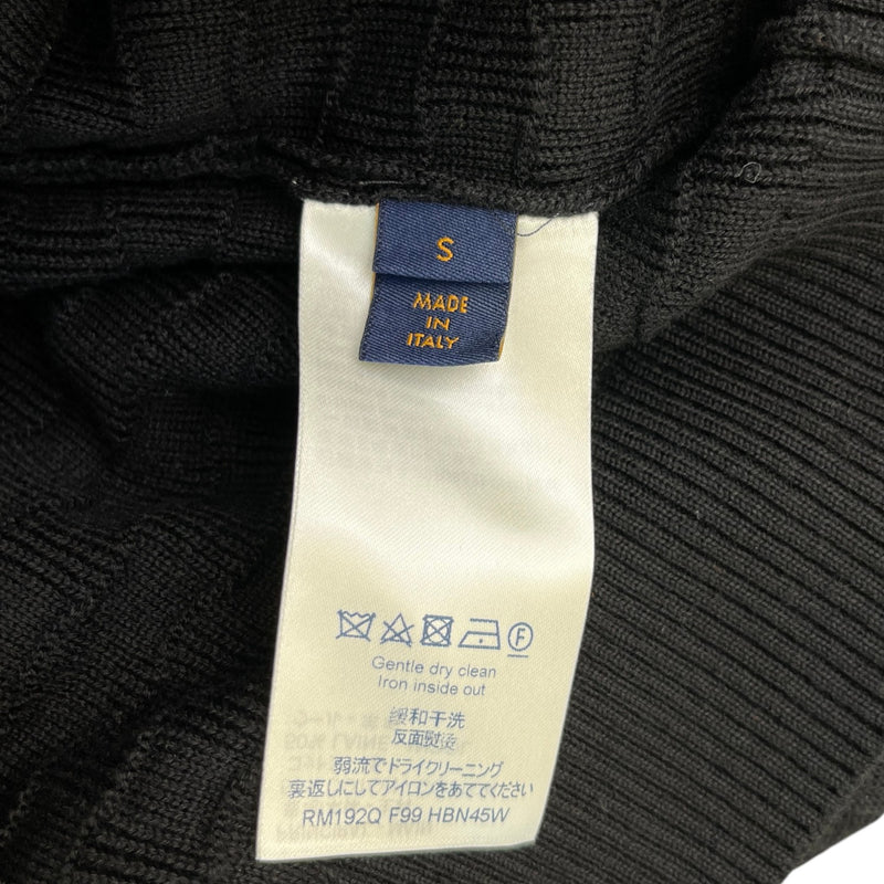 Men's Damier Signature Crewneck Jumper Black Size S