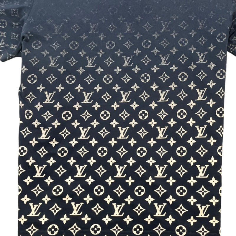 Men's Monogram Gradient T-Shirt Navy Size L
