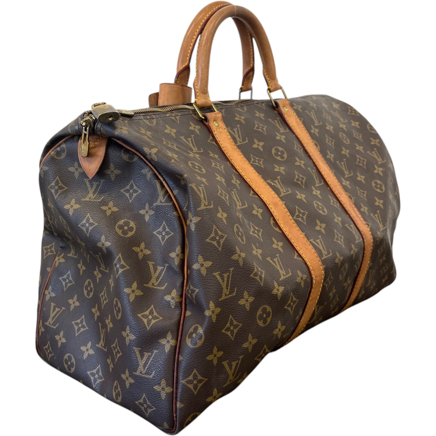 Women's Monogram Keepall Bag Brown - Photo 9