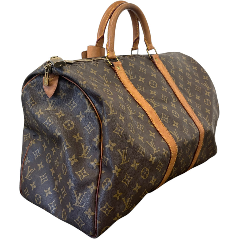 Women's Monogram Keepall Bag Brown