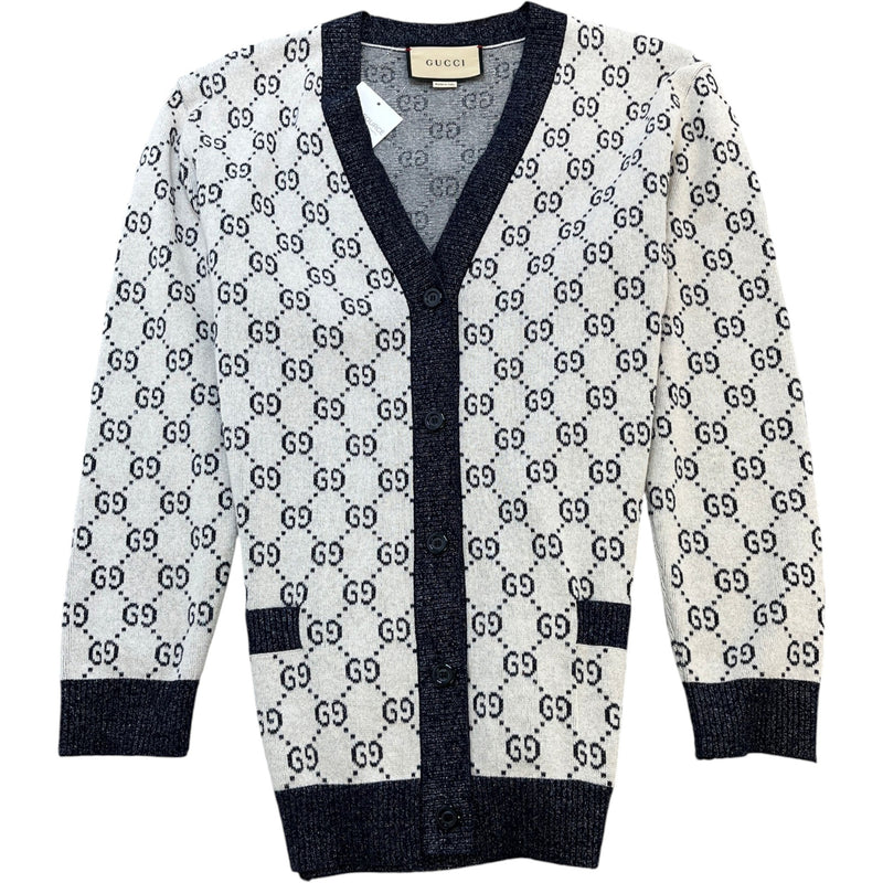 Women's GG Supreme Cardigan White Size M / UK 10