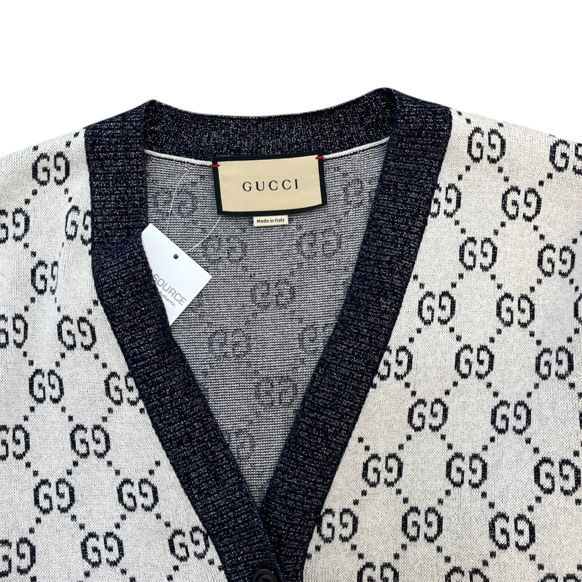 Women's GG Supreme Cardigan White Size M / UK 10 - Photo 5
