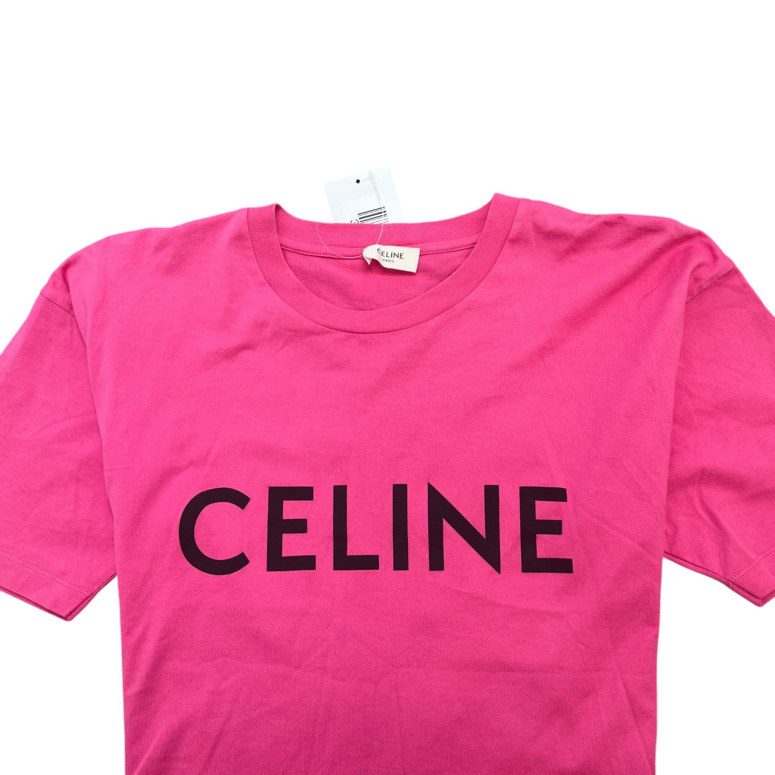 Men's Logo Print T-Shirt Pink Size XS - Photo 5