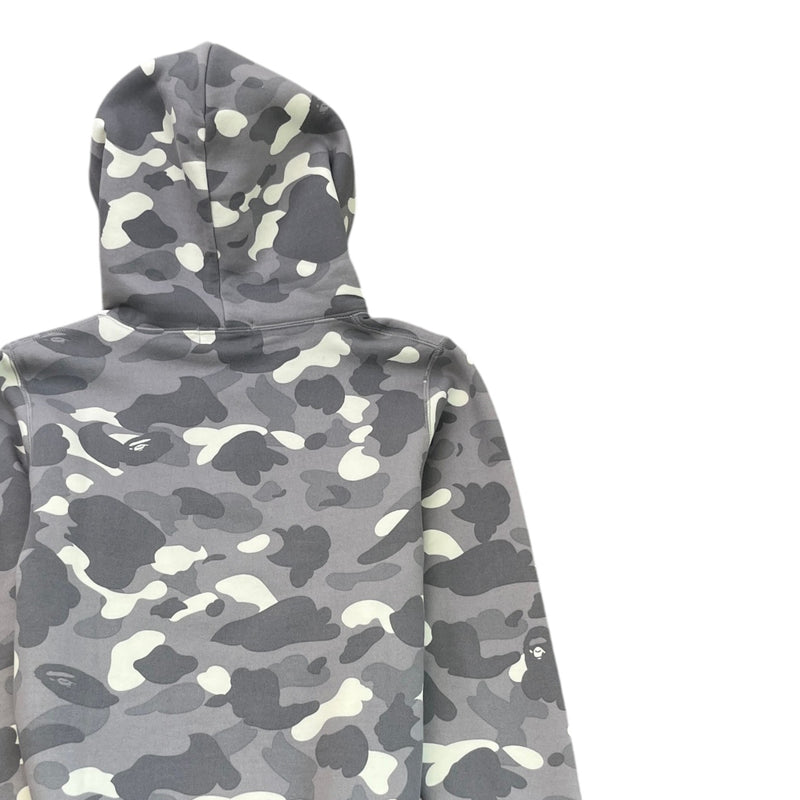 Men's Camo Ape Hoodie Grey Size S