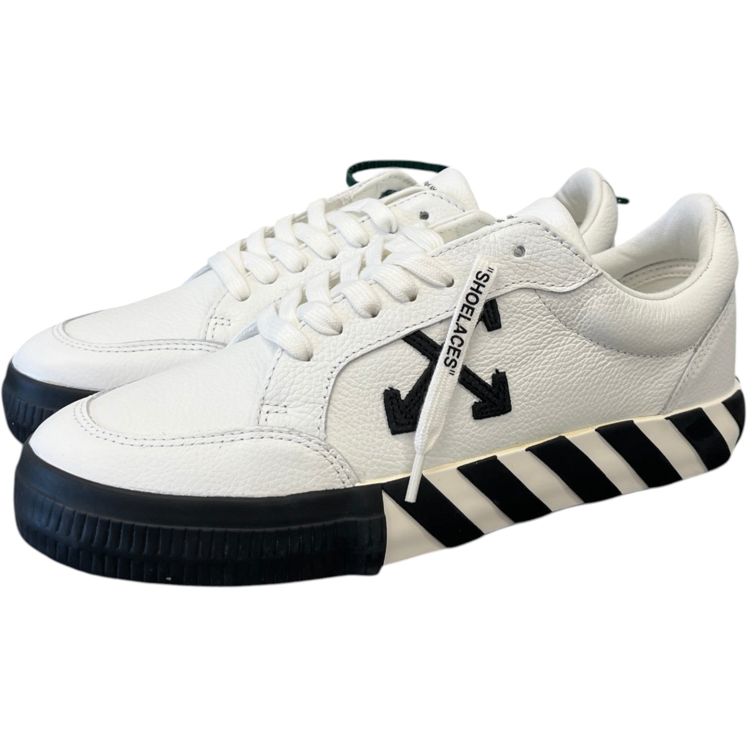 Men's Vulcanised Low Trainers White Size EU 40 / UK 6 - Photo 6