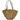 Women's Raffia Basket Bag Beige