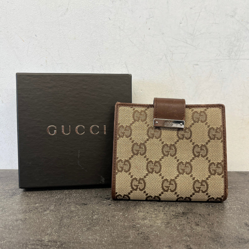 Women's GG Supreme Wallet Beige