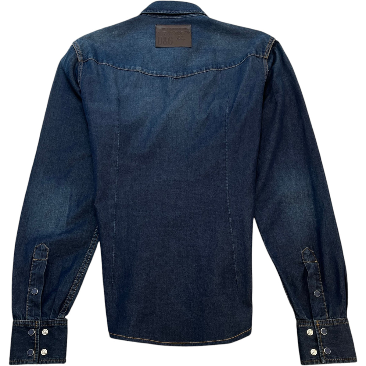 Men's Tab Logo Long Sleeve Shirt Navy Size XL - Photo 2