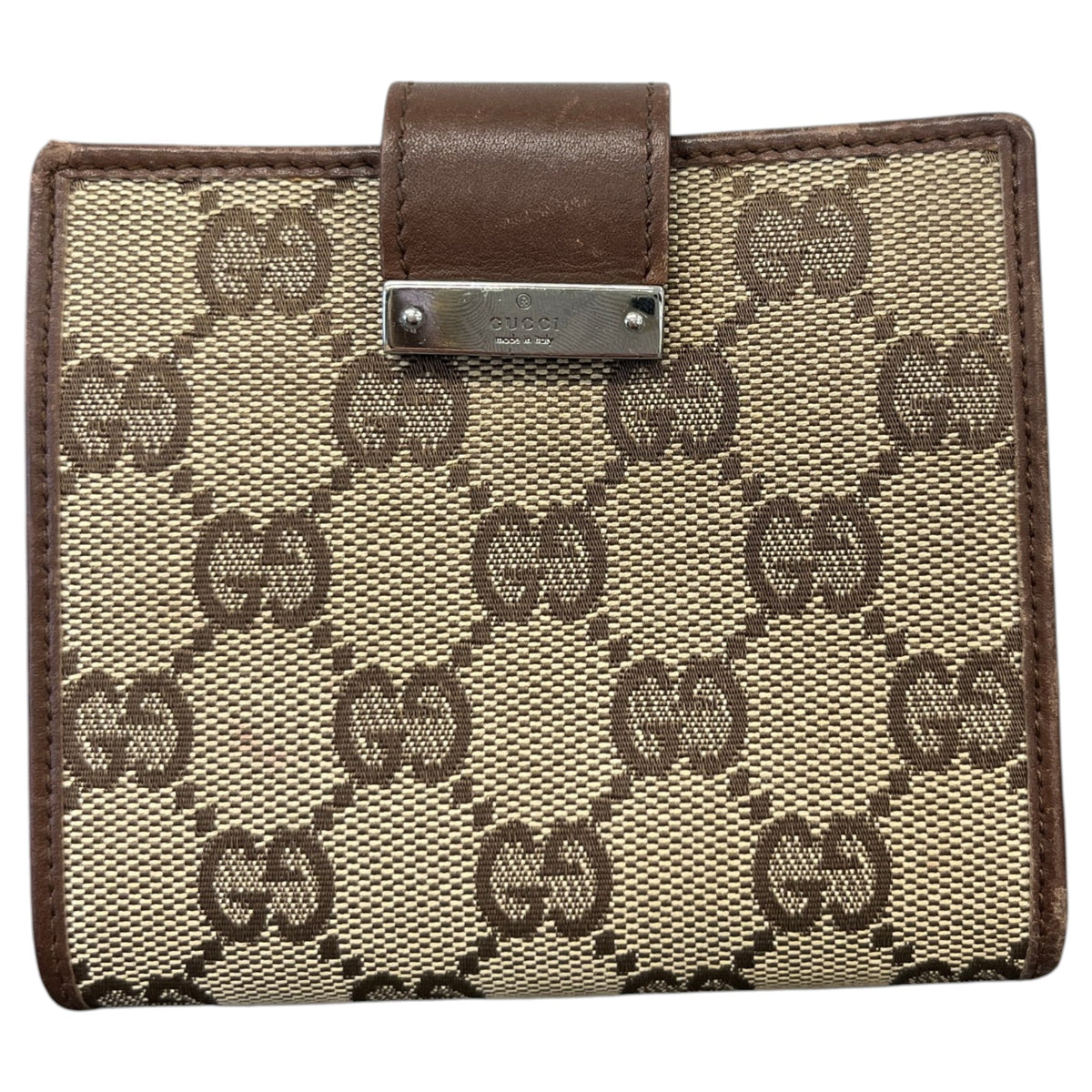 Women's GG Supreme Wallet Beige - Photo 1