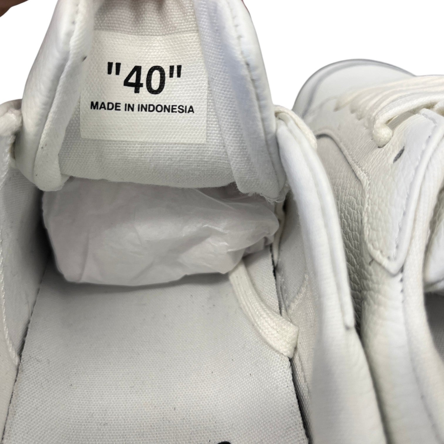 Men's Vulcanised Low Trainers White Size EU 40 / UK 6 - Photo 10