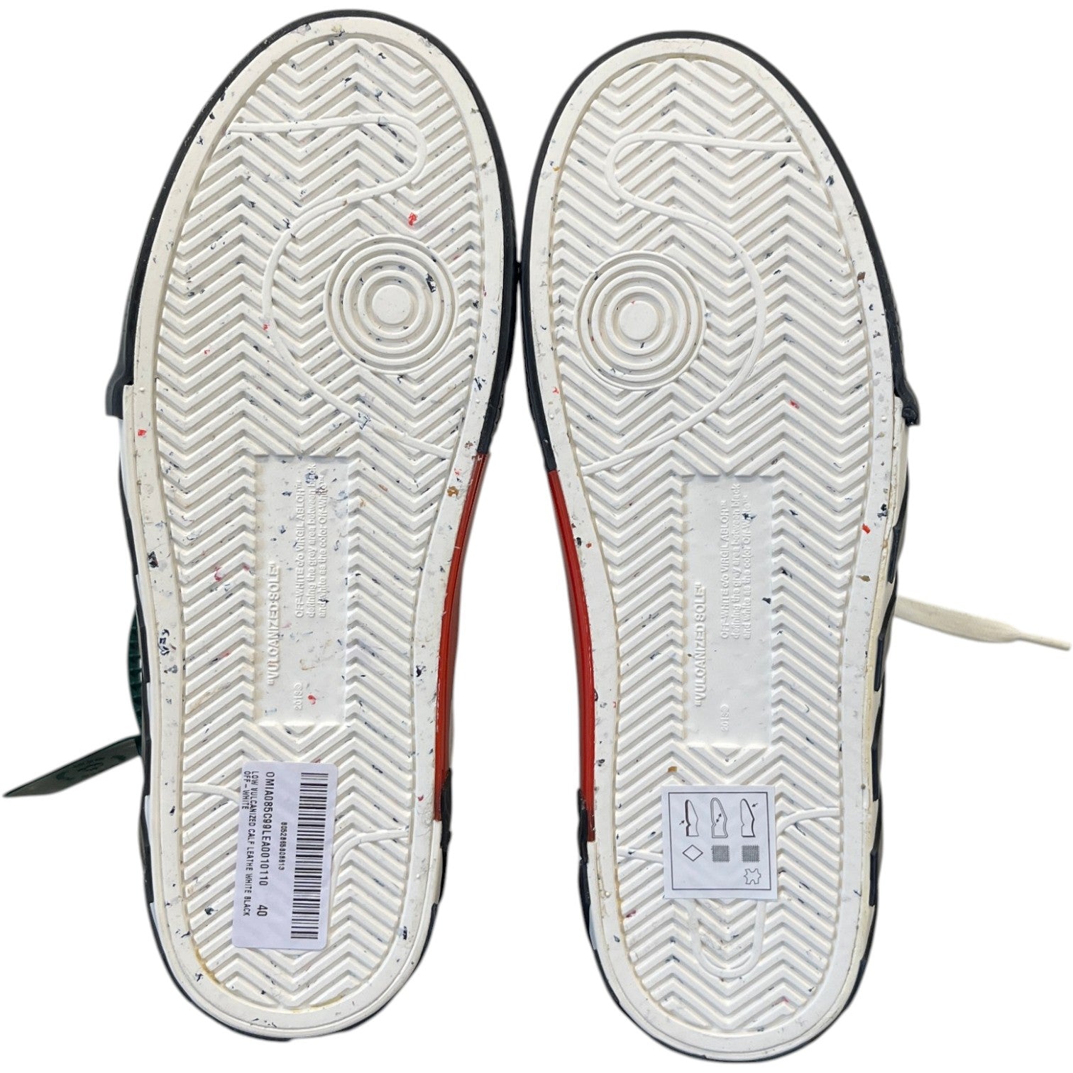 Men's Vulcanised Low Trainers White Size EU 40 / UK 6 - Photo 12