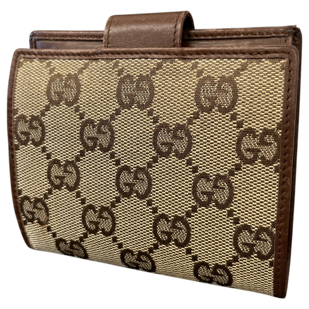 Women's GG Supreme Wallet Beige - Photo 6