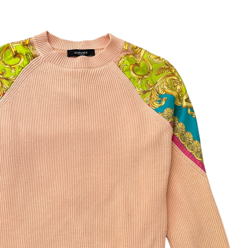 Men's Barocco Goddess Sweatshirt Salmon Size IT 50 / UK L