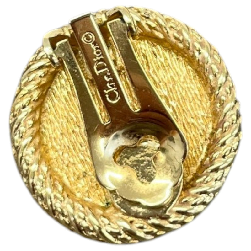 Women's Faux Pearl Clip On Earrings Gold