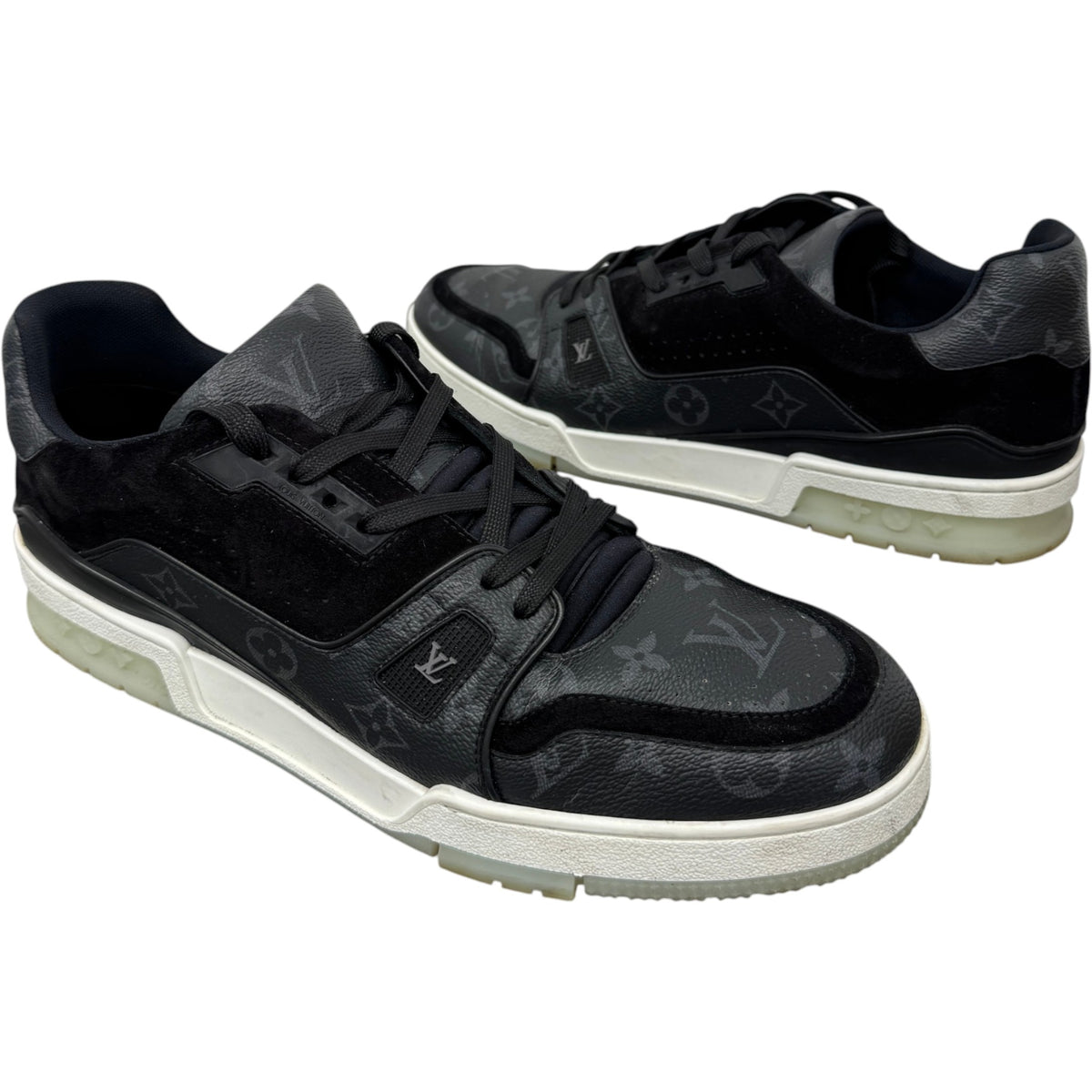 Men's LV Low Trainers Black Size UK 11 / EU 45 - Photo 3
