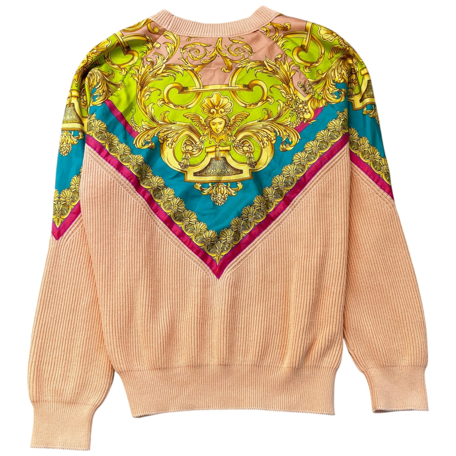 Men's Barocco Goddess Sweatshirt Salmon Size IT 50 / UK L - Photo 2