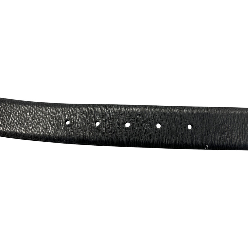 Men's Adjustable Reversible Gancini Belt Black Size 34"