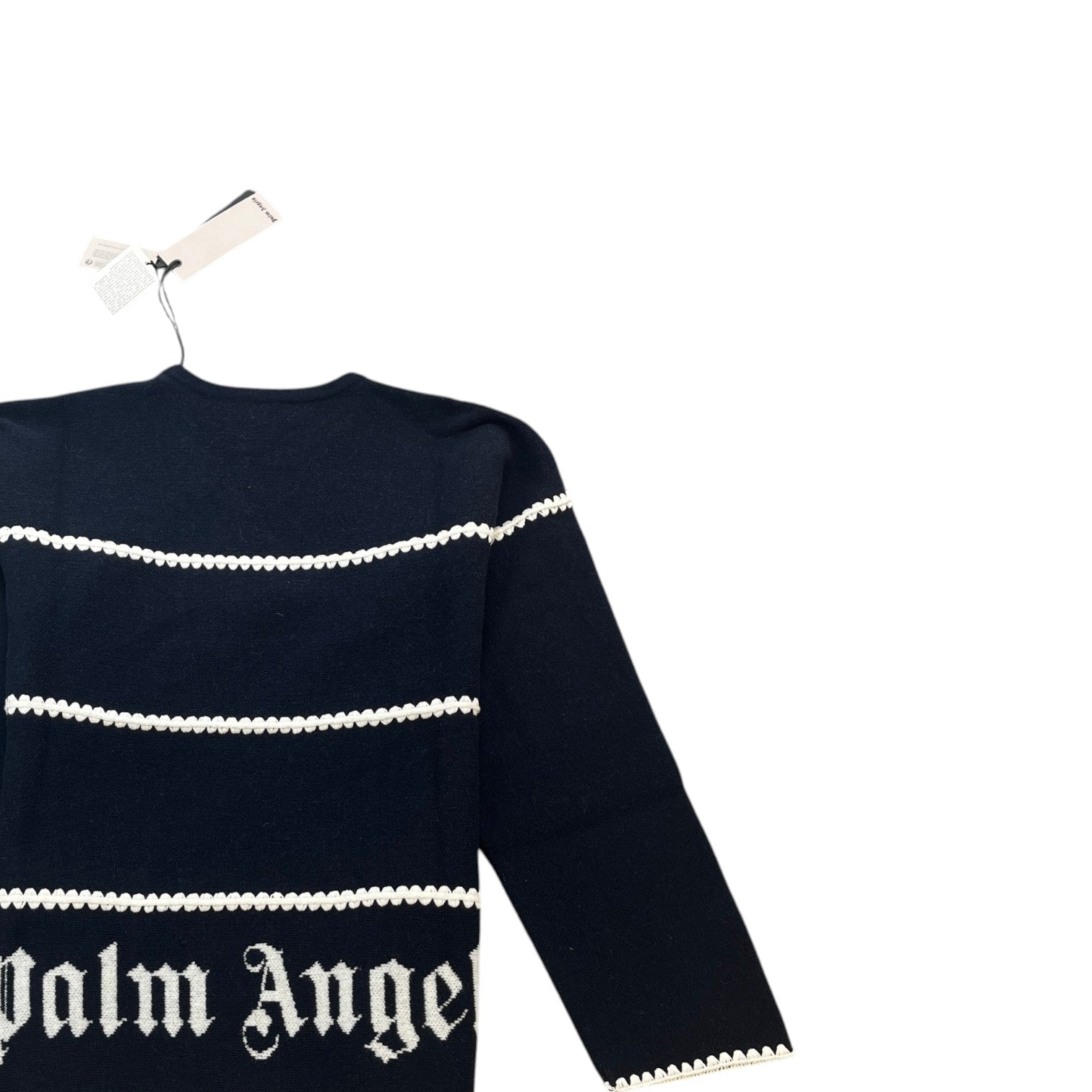 Men's Pa Monogram Stripe Sweatshirt Navy Size S - Photo 4